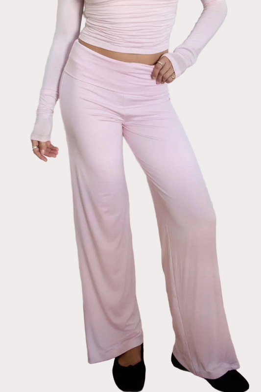 Fold Over Straight Leg Leggings