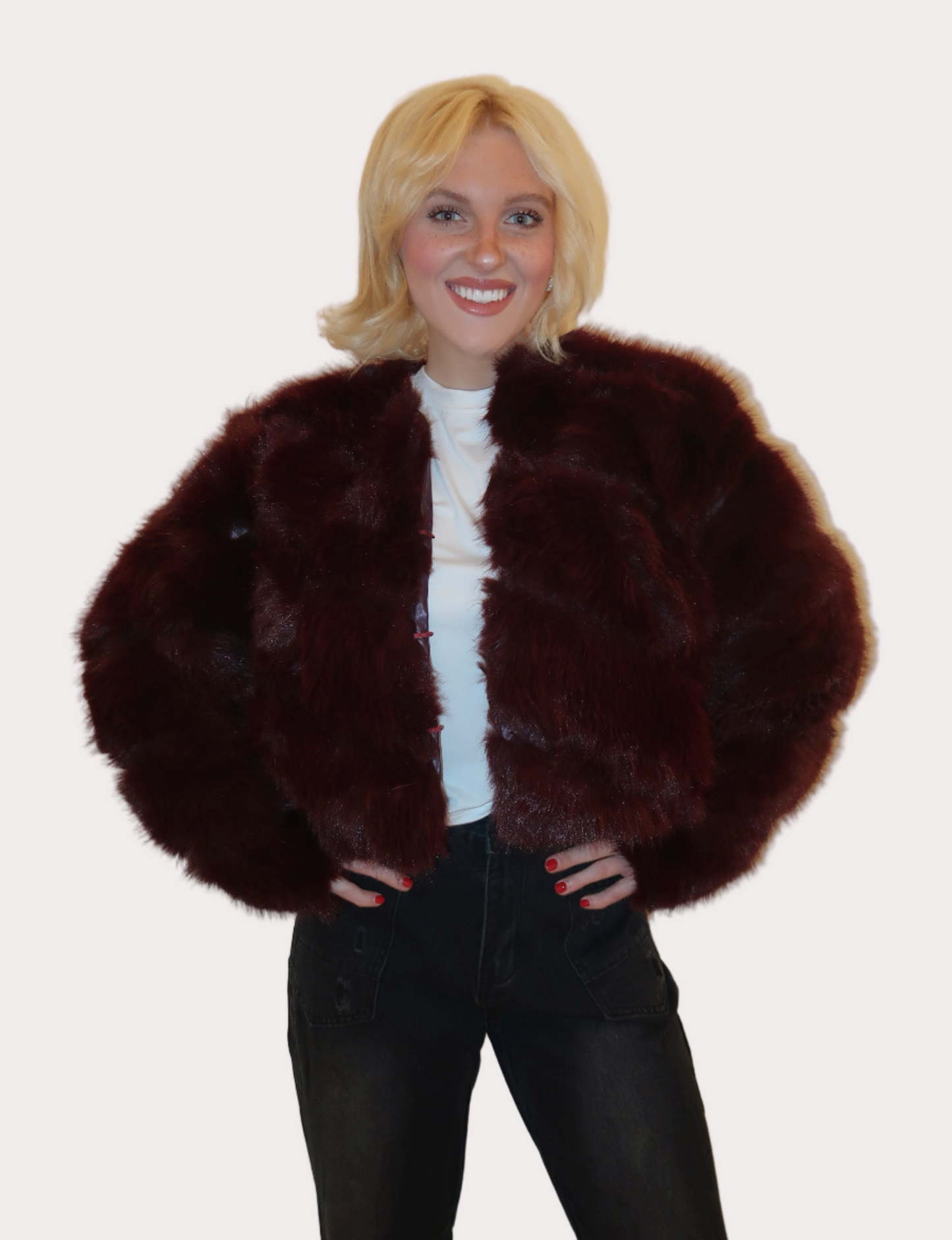 Luxe Short faux fur jacket
