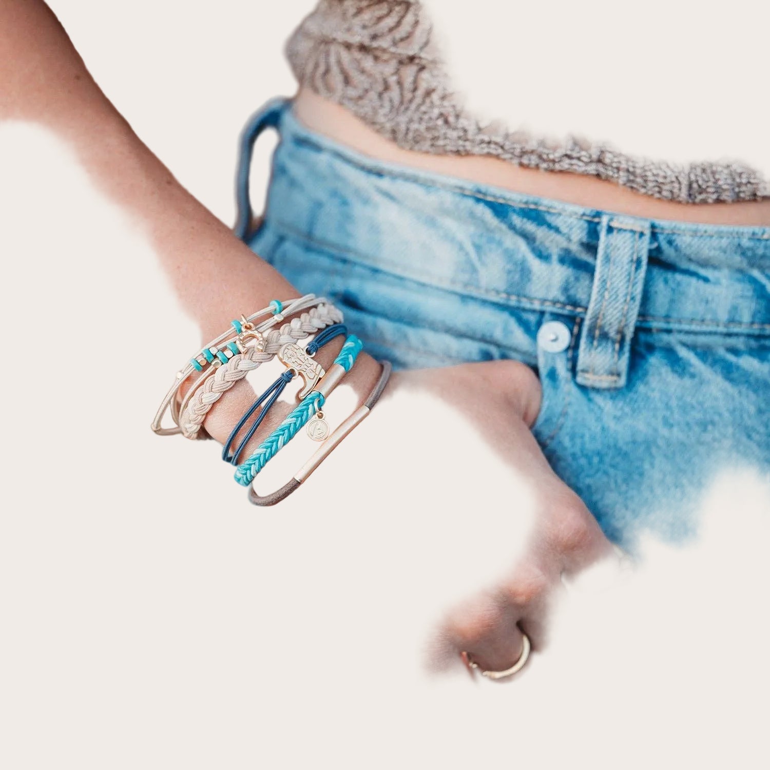 Stride Bracelet & Hair Tie Set