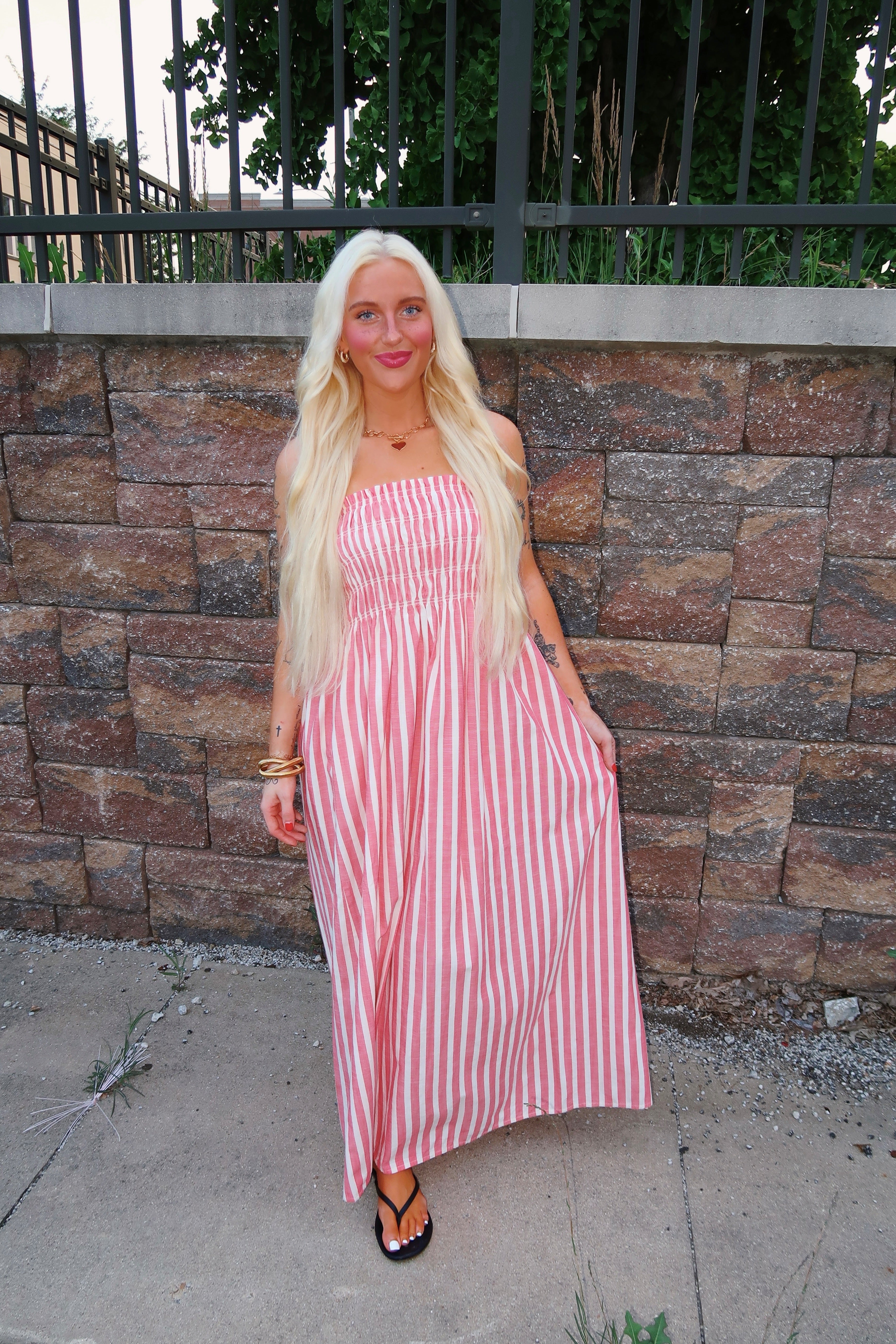 Striped Maxi Dress