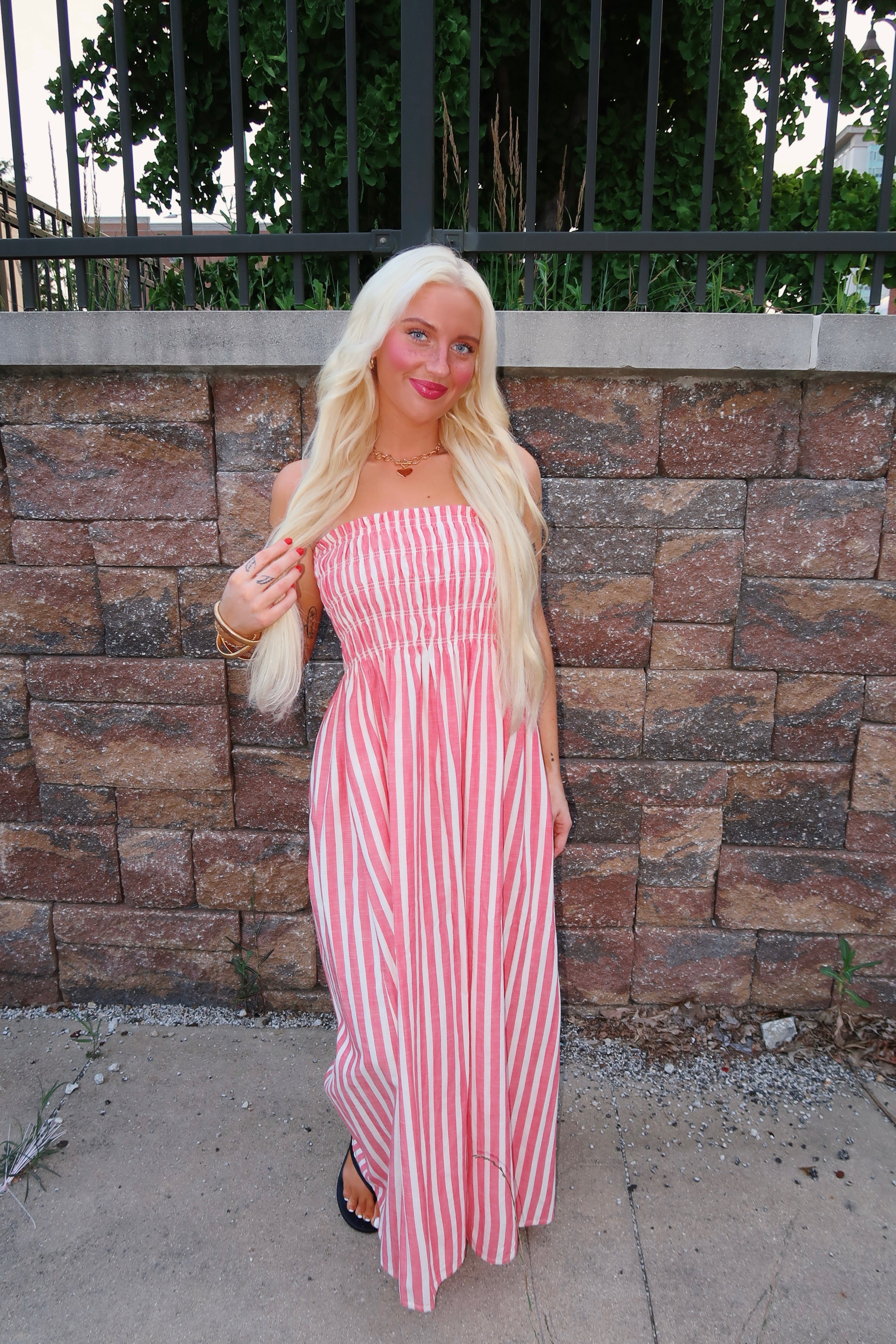 Striped Maxi Dress