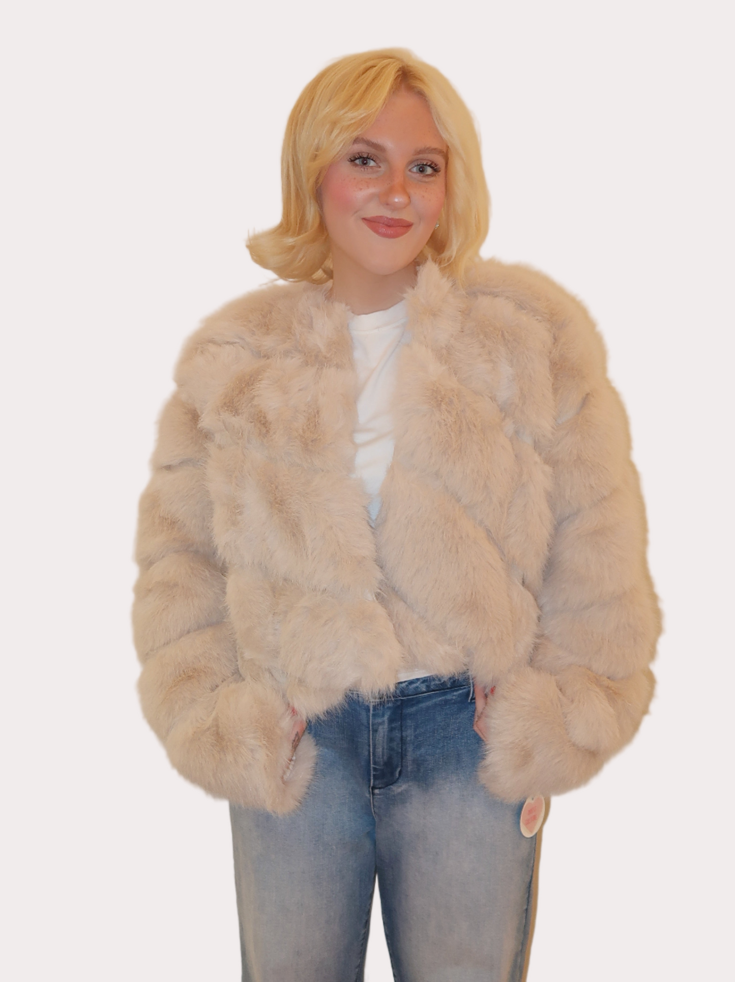 Luxe Short faux fur jacket