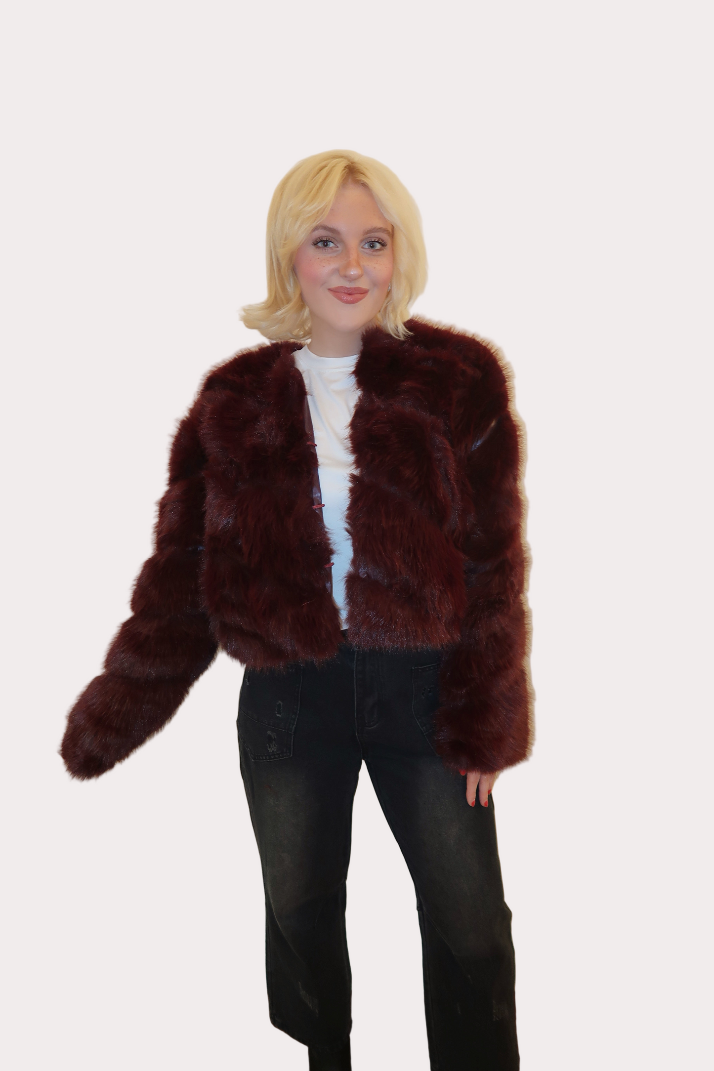 Luxe Short faux fur jacket