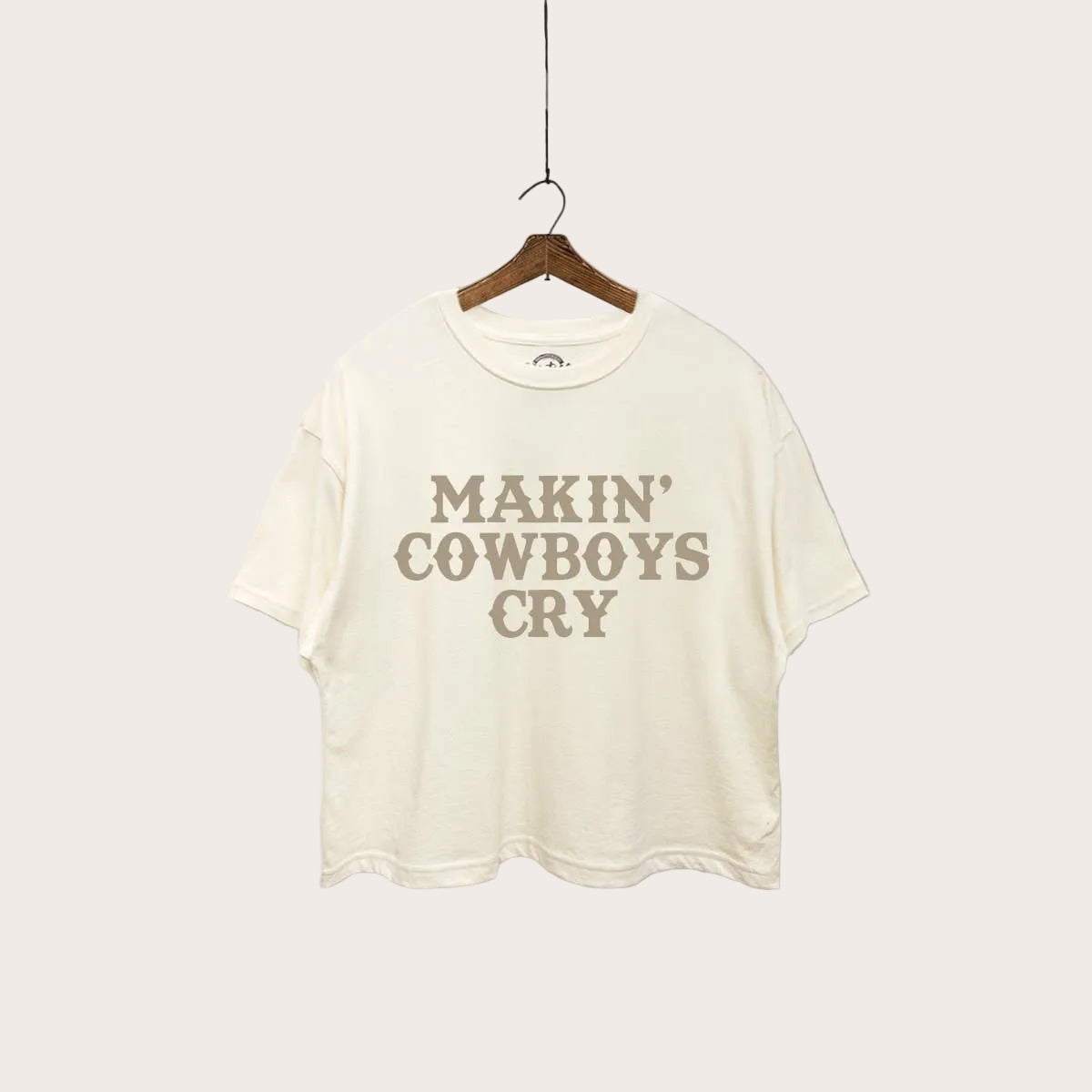 Makin' Cowboys Cry Boxy Crop Top