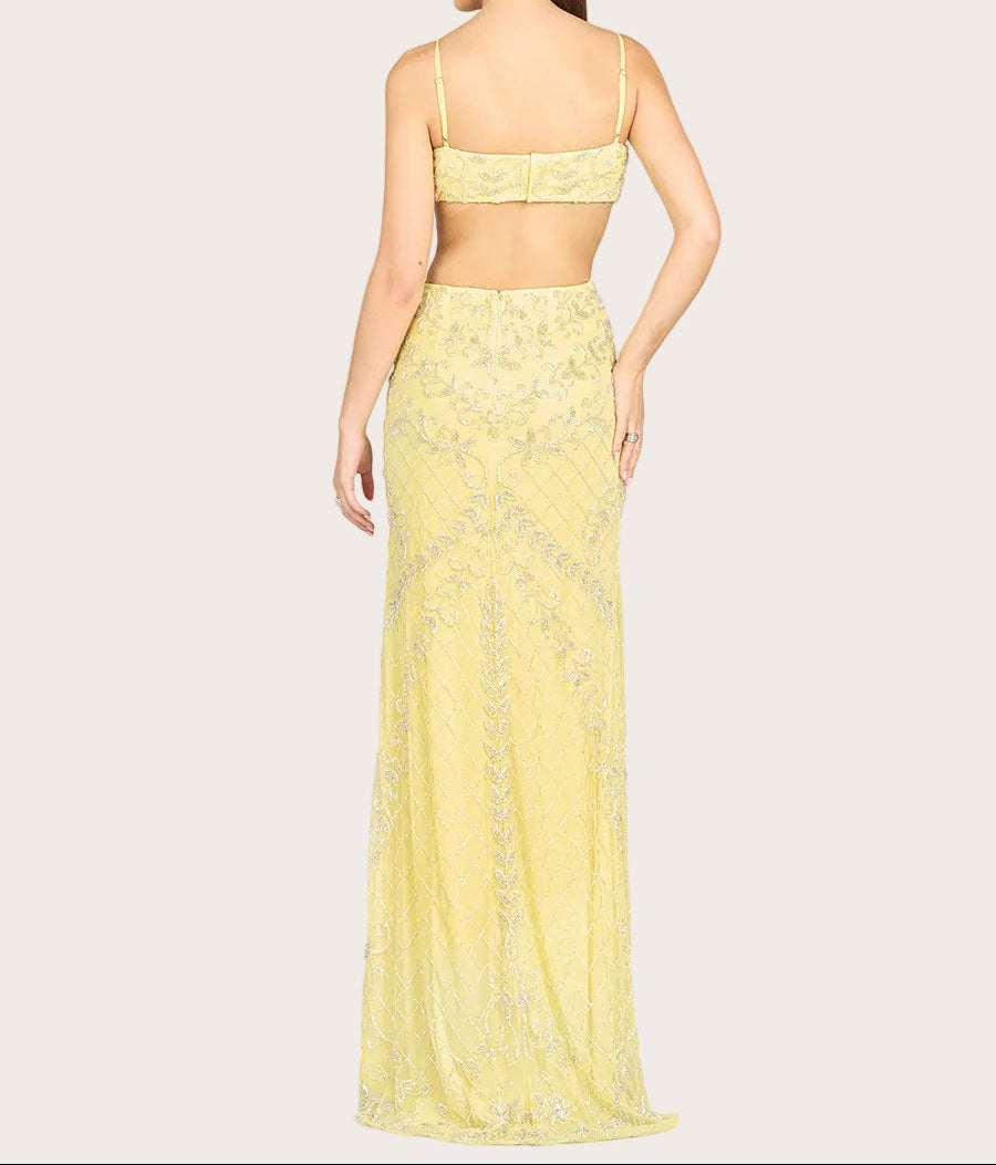 Beaded Cutout Dress