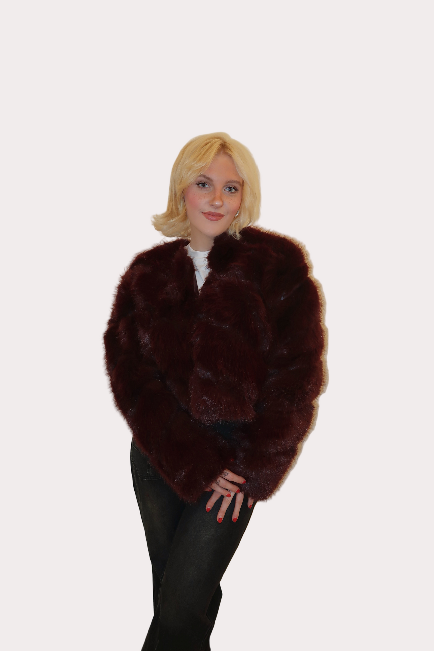 Luxe Short faux fur jacket