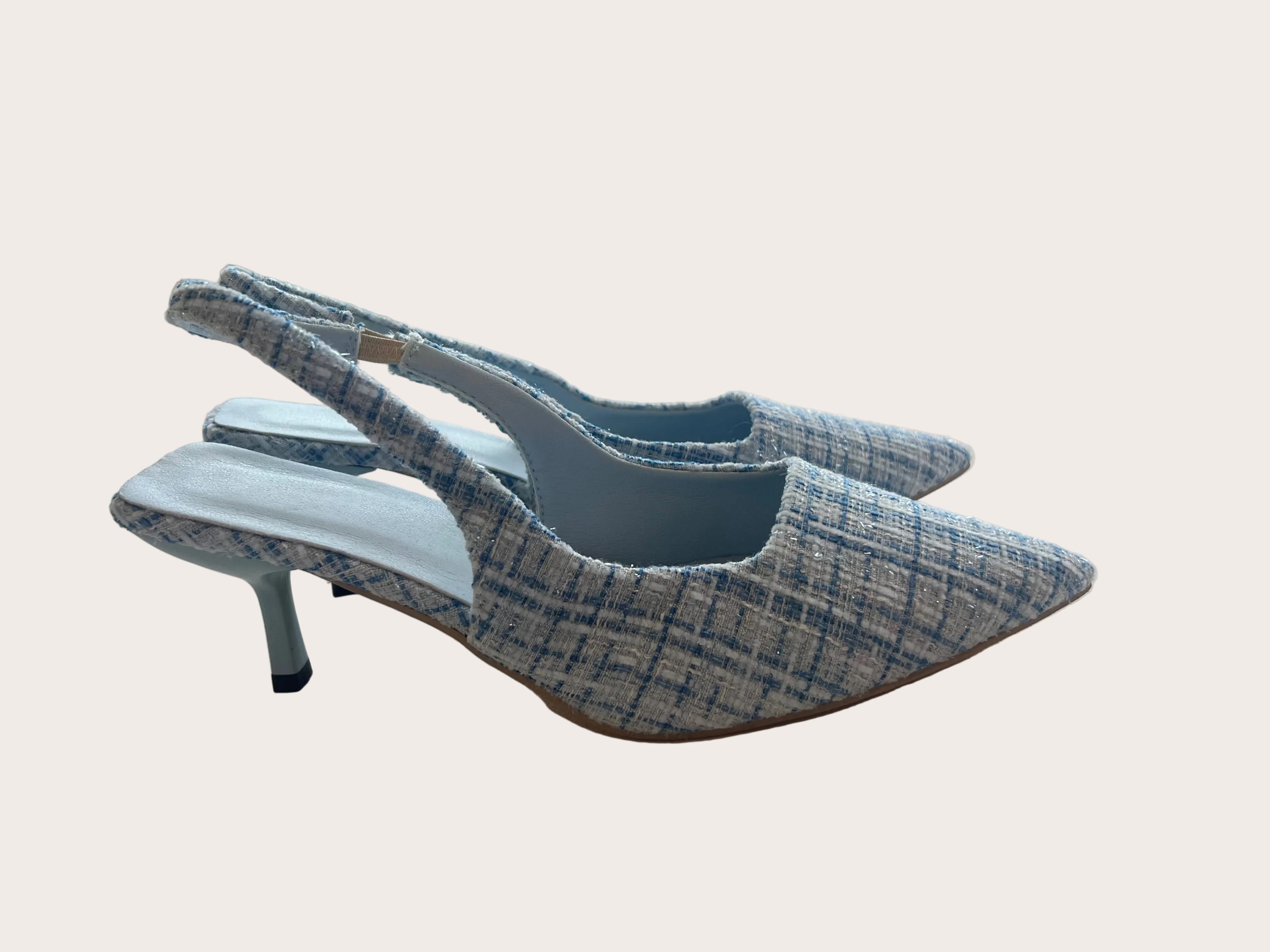 Blue Skies Slingback Heels