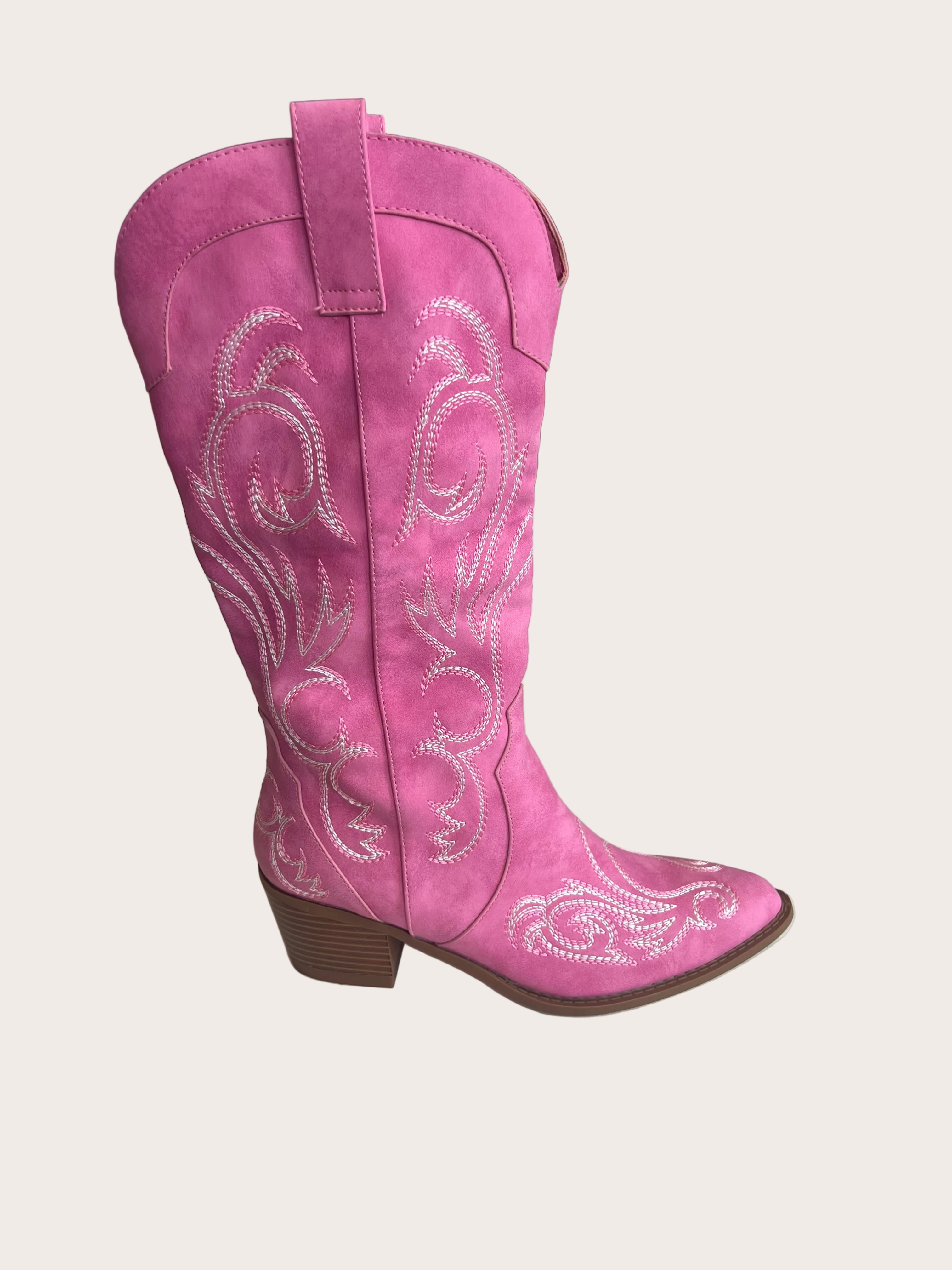 Pink Dust Western Boots