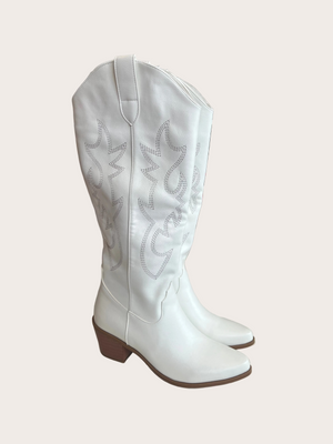 Ivory Rodeo Western Boots