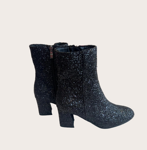 Midnight Glitter Bootie