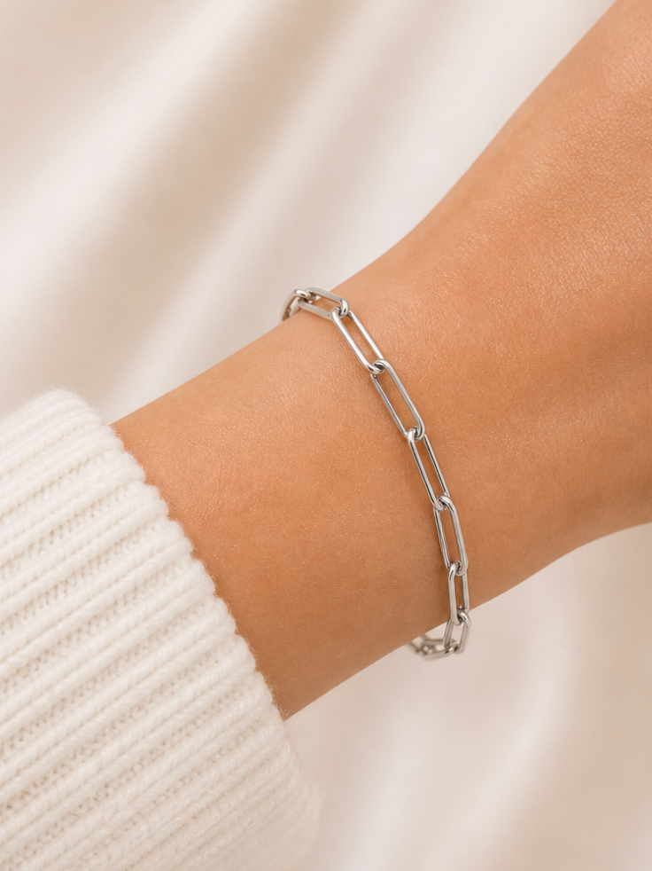 Paperclip Chain Bracelet