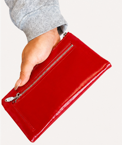 Luxe Leather Zip Wallet