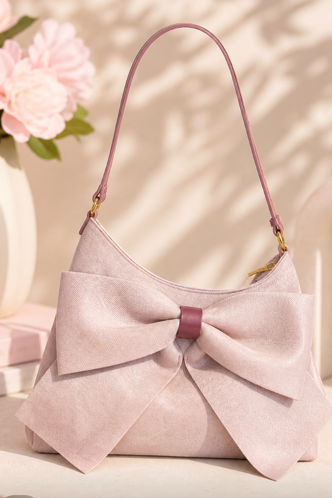 Blush Bow Carryall