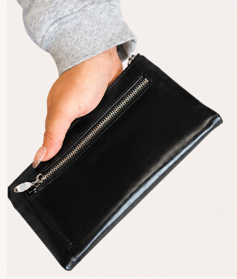 Luxe Leather Zip Wallet