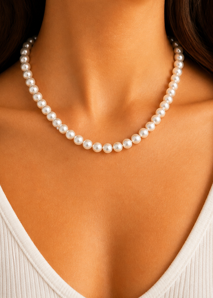 Classic Luxe Pearl Necklace