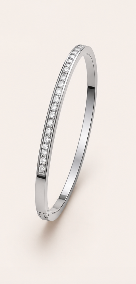 Classic Crystal Slim Bangle
