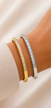 Classic Crystal Slim Bangle