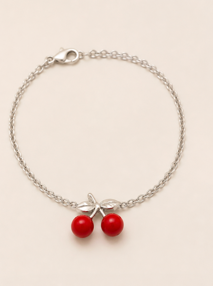Cherry Charm Bracelet