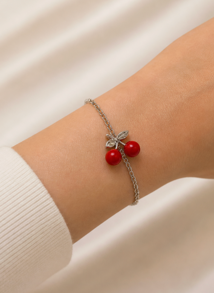 Cherry Charm Bracelet
