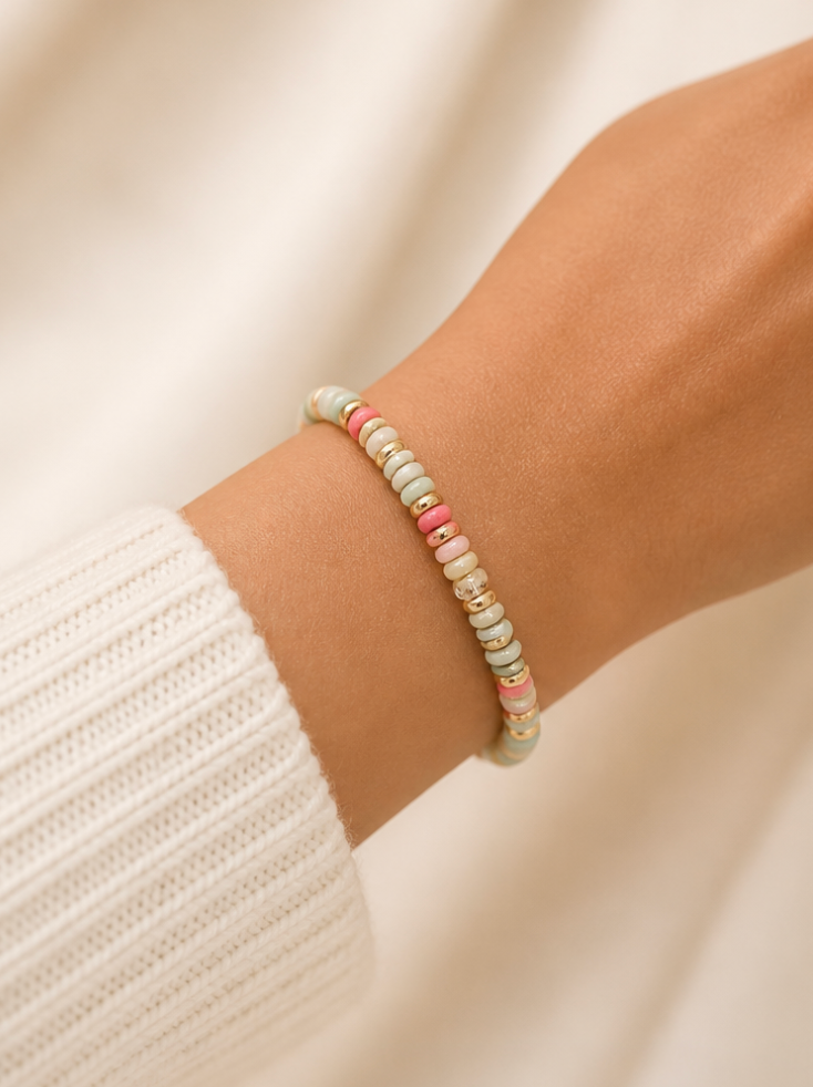 Pastel Pop Beaded Bracelet