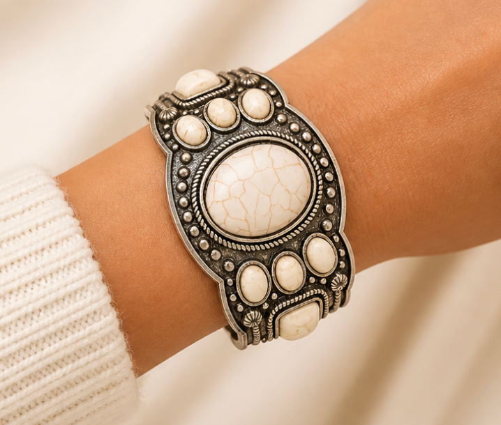 Desert Stone Statement Cuff