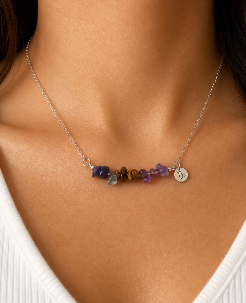 Zodiac Gemstone Necklace