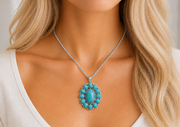 Desert Bloom Turquoise Necklace