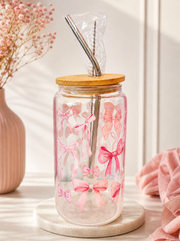 The Girly Chic Glass Tumbler
