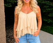 Chiffon Ruffle Tank
