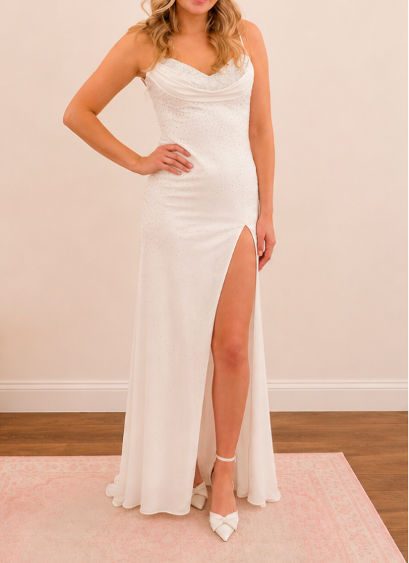 Jovani 47154A Chiffon Dream Gown