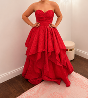 Jovani 47394 Scarlet Garden Ball Gown
