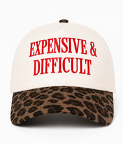 Leopard “Expensive & Difficult” Hat