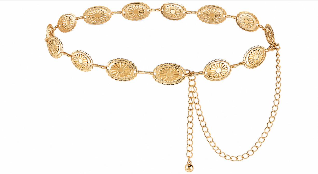 Golden Hour Chain Belt