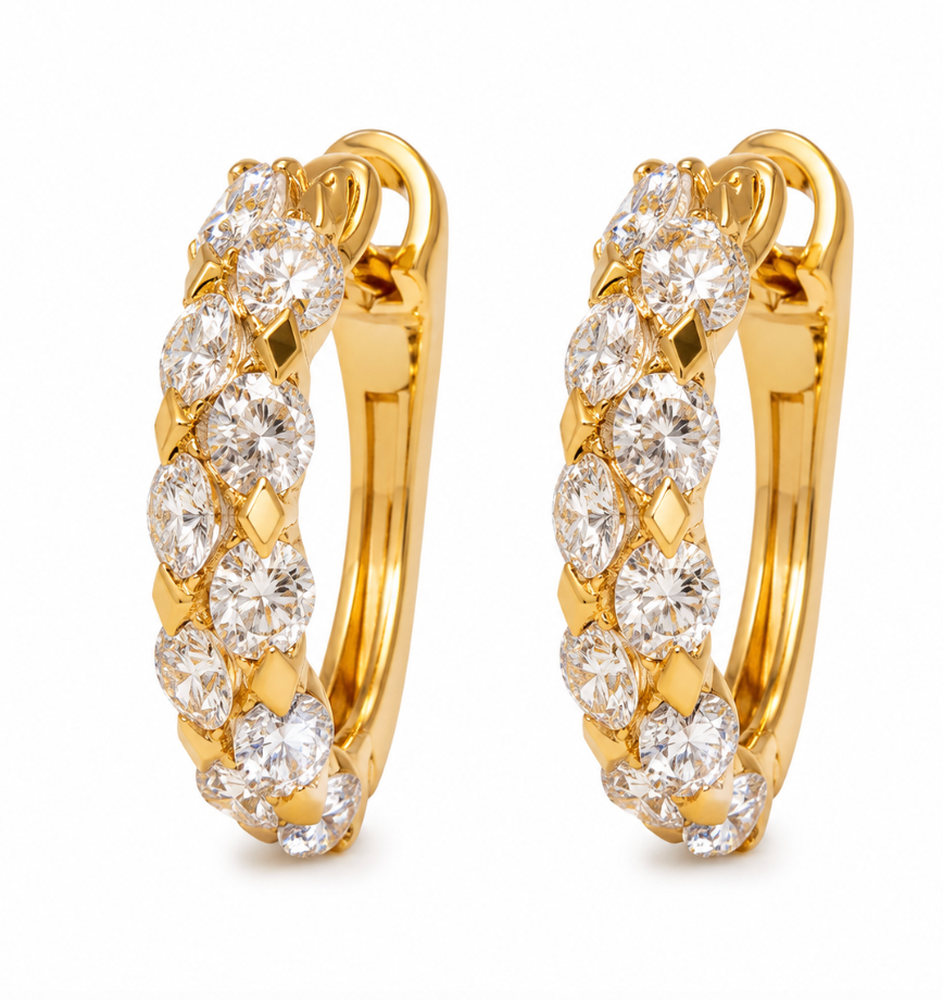 Halo Huggie Earrings
