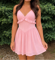 Pink Belle RuffleDress