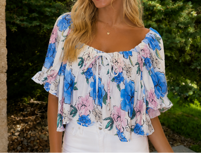 Coastal Bloom Top