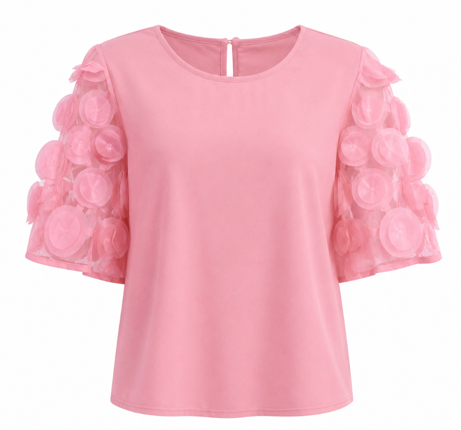 Rosette Reverie Top