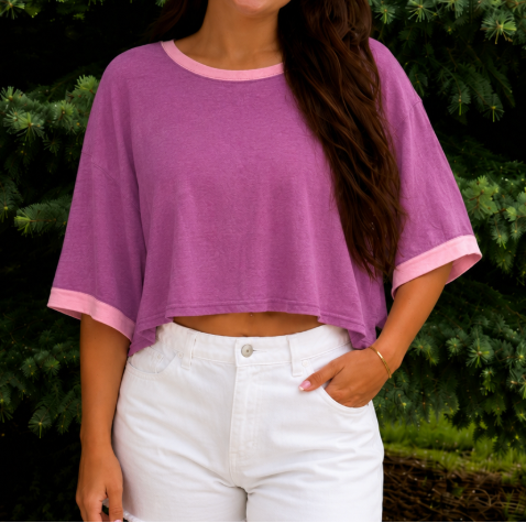Berry Blush Lounge Crop