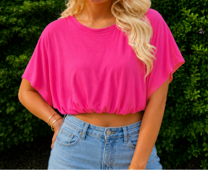Bubble Crop Tee