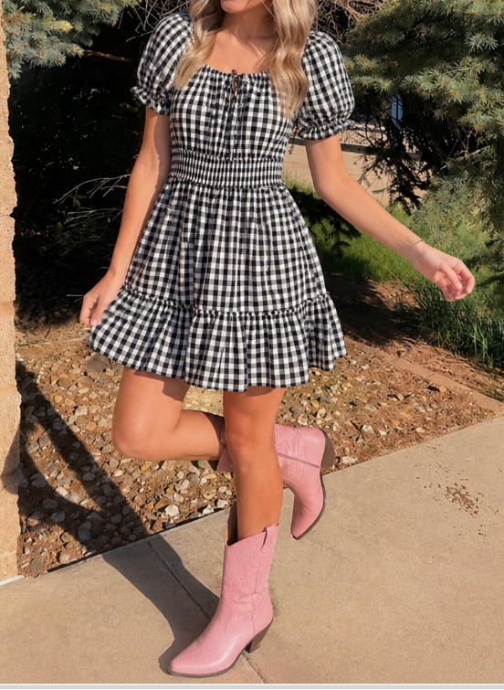 Picnic Gingham Dress