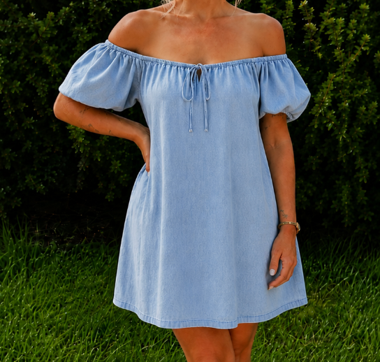 Blue Jean Trails Dress