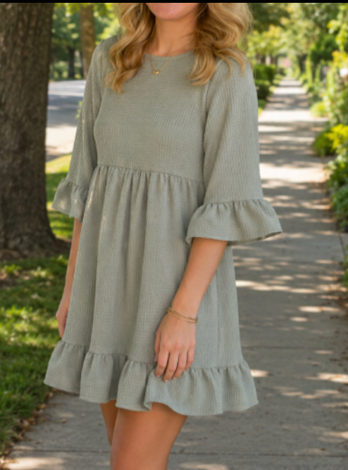 Sagewood Stroll Dress
