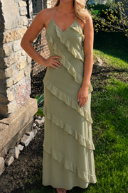 Sagewater Ruffle Maxi