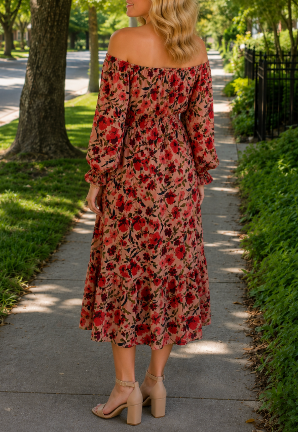 Blooming Meadow Midi Dress