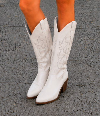 Ivory Rodeo Western Boots