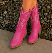 Hot Pink Rodeo Booties