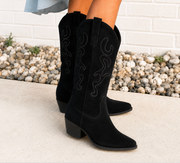 Black Classic Western Boots