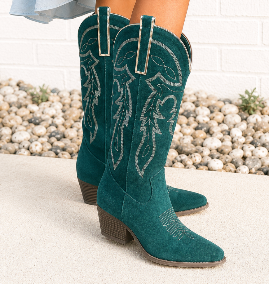 Emerald Trail Western Boots