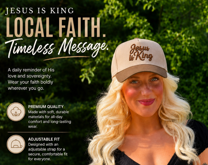 “Jesus Is King” Trucker Hat