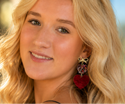 Cherry Confetti Statement Earrings